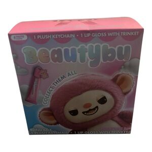 Beautybu Plush Keychain & Lip Gloss Blind Box Gift Set